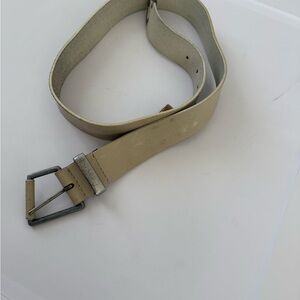 We The Free Beige Leather Belt